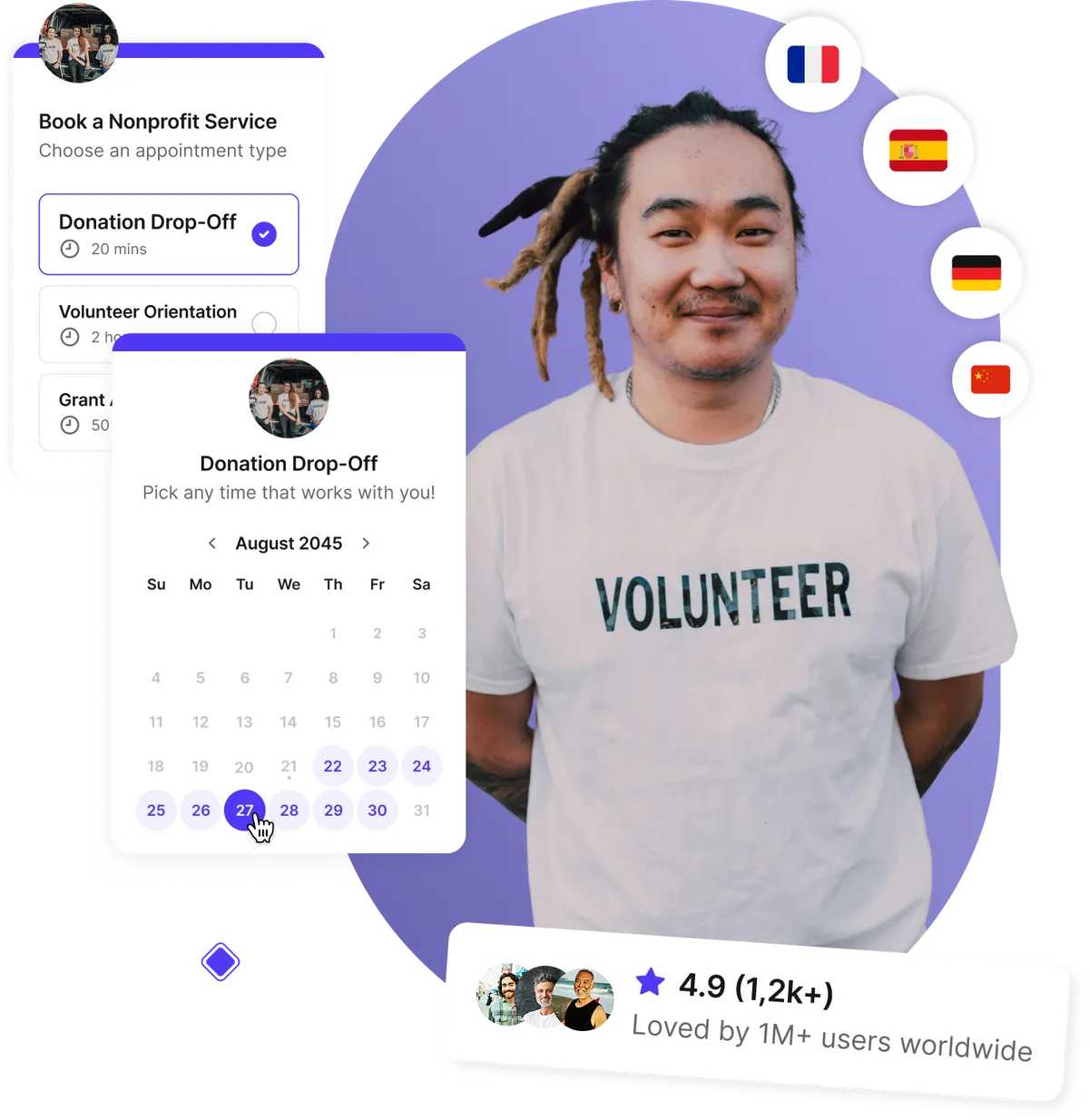 Logiciel de prise de rendez-vous association
