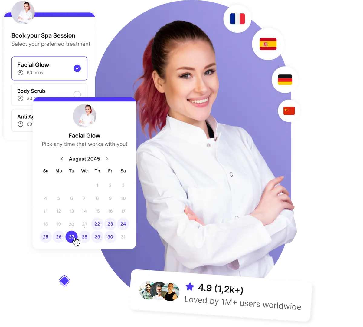 Logiciel de réservation pour spa