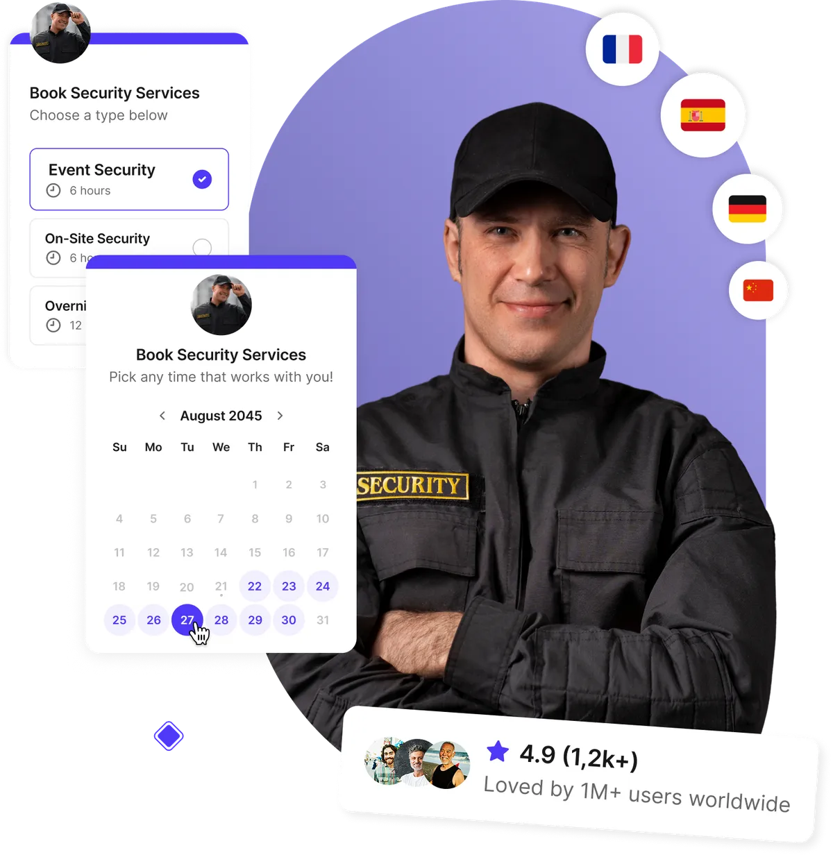 Terminsoftware für Sicherheitsdienste