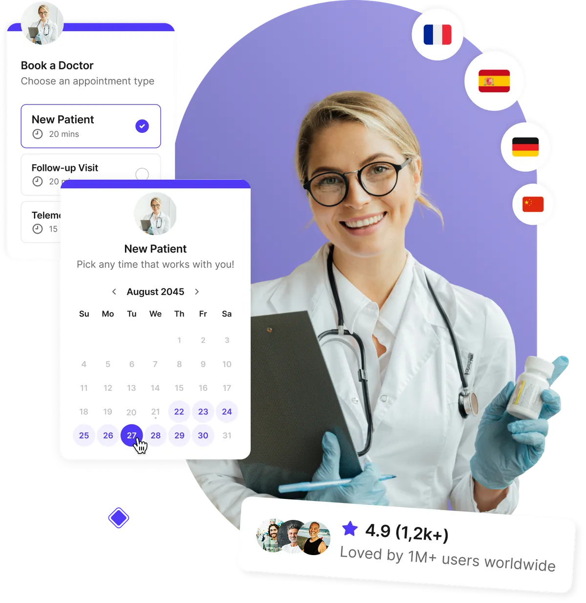 Logiciel planification rendez-vous médicaux