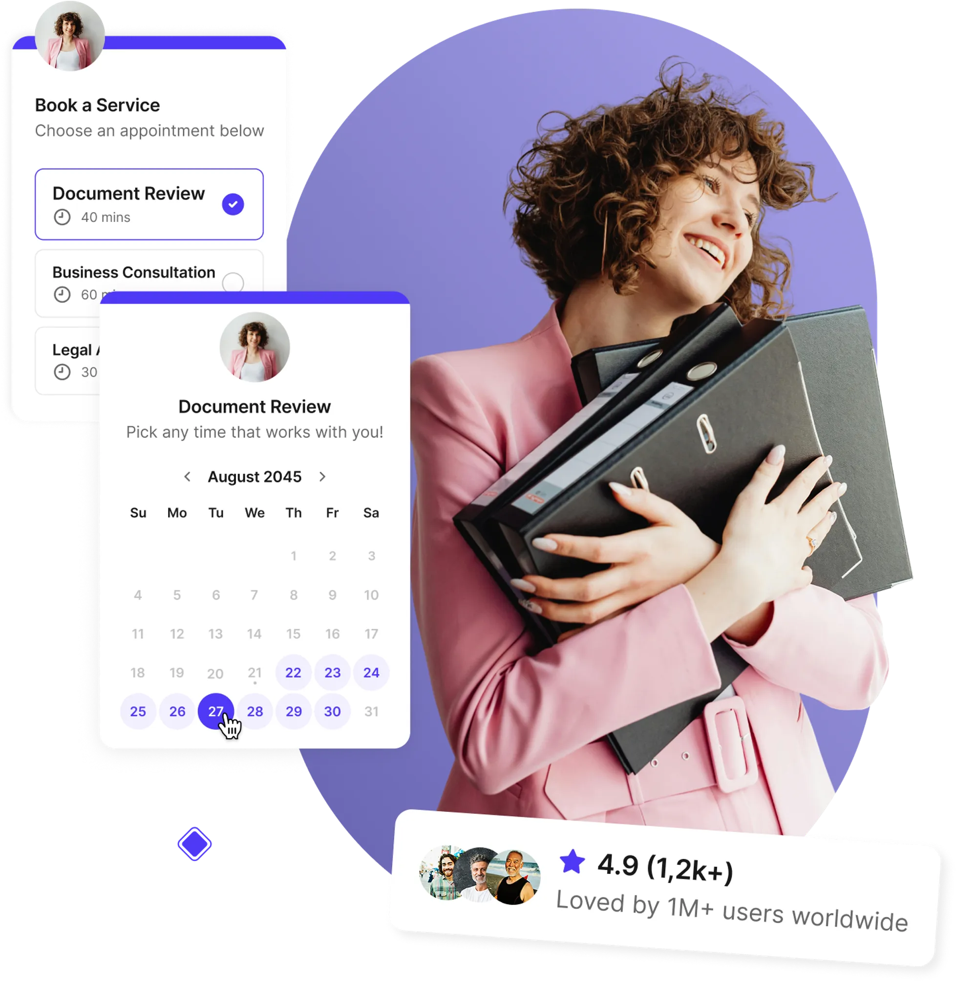 Professional services scheduling software