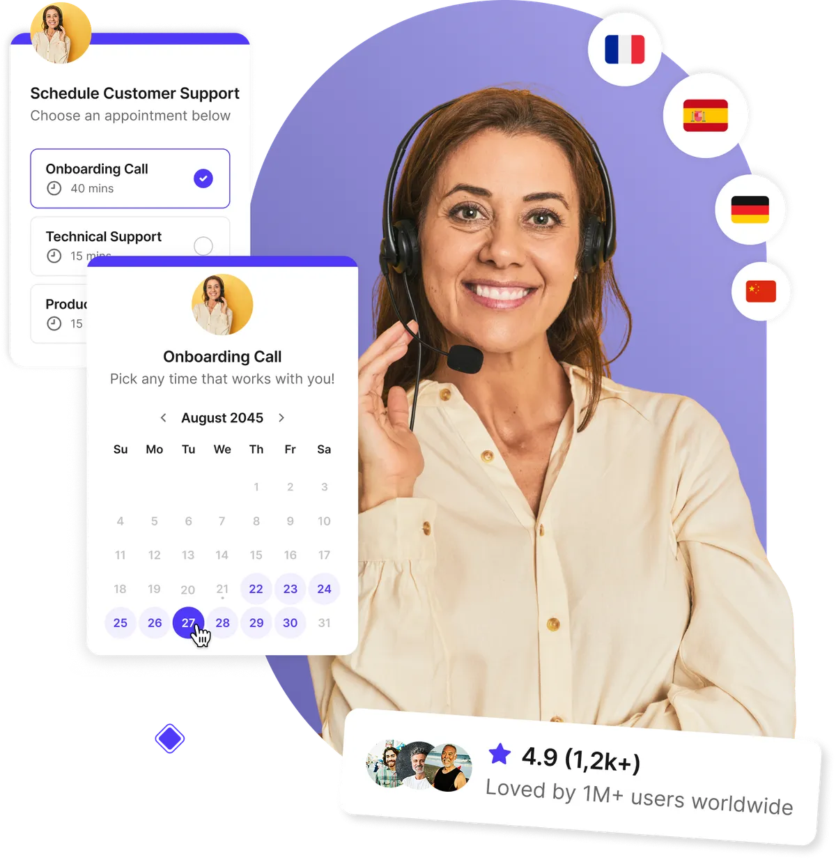 Logiciel planification service client