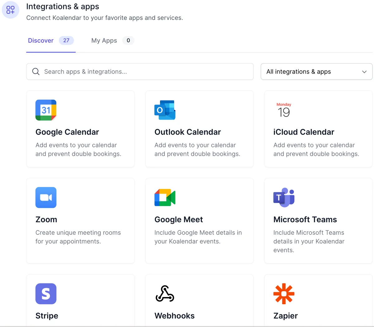 Powerful integrations