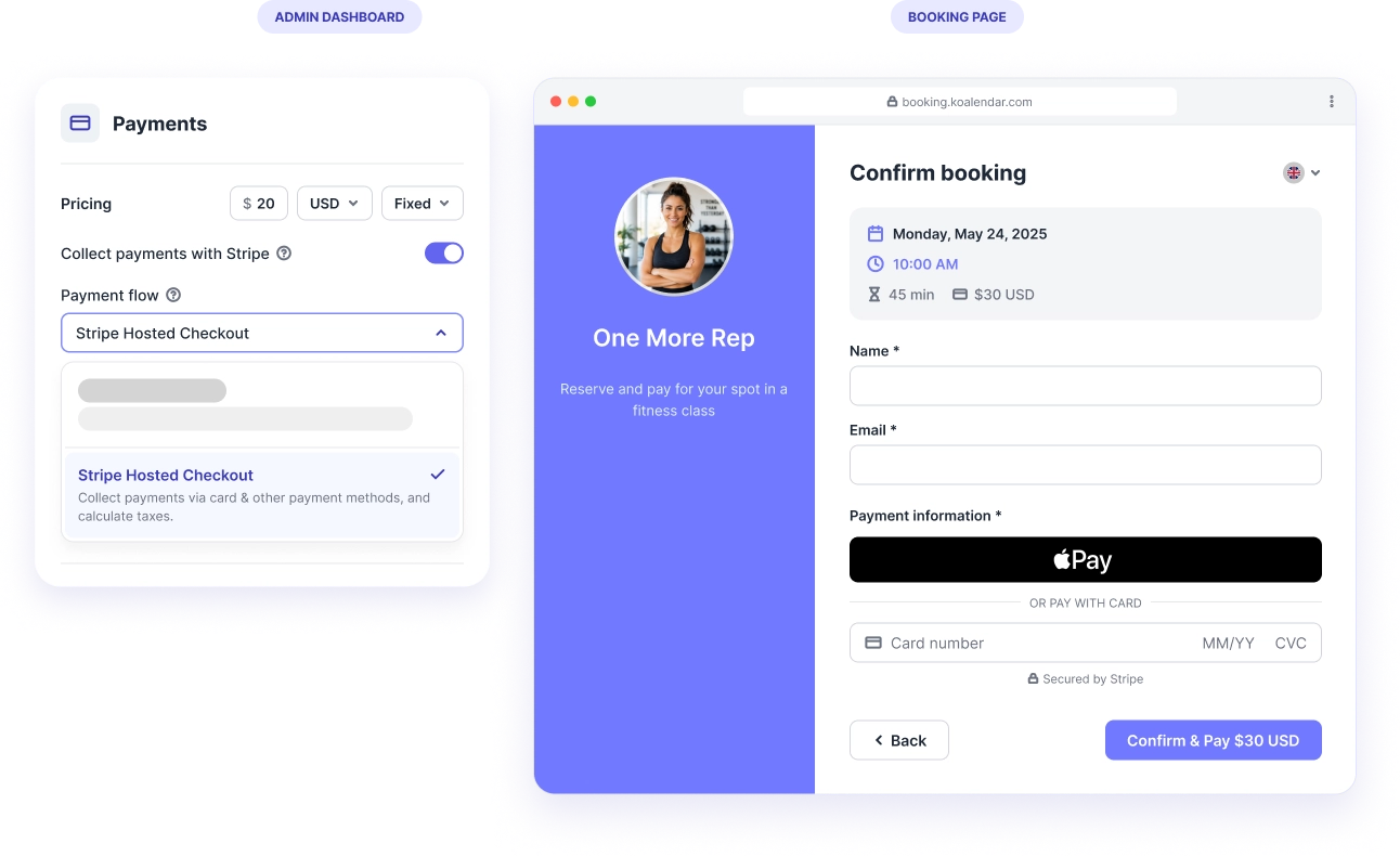 Take Apple Pay payments for appointments