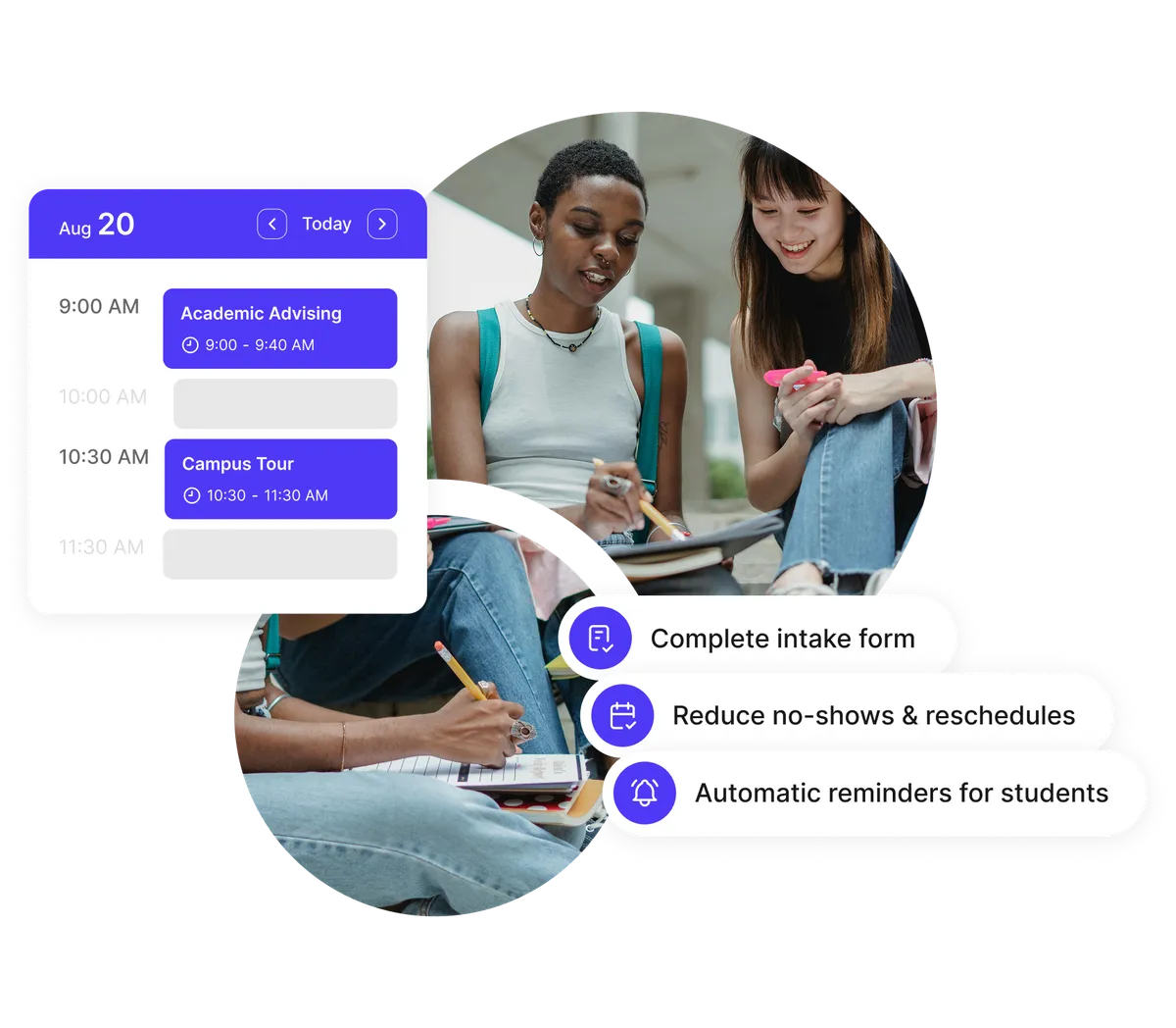 University scheduling dashboard