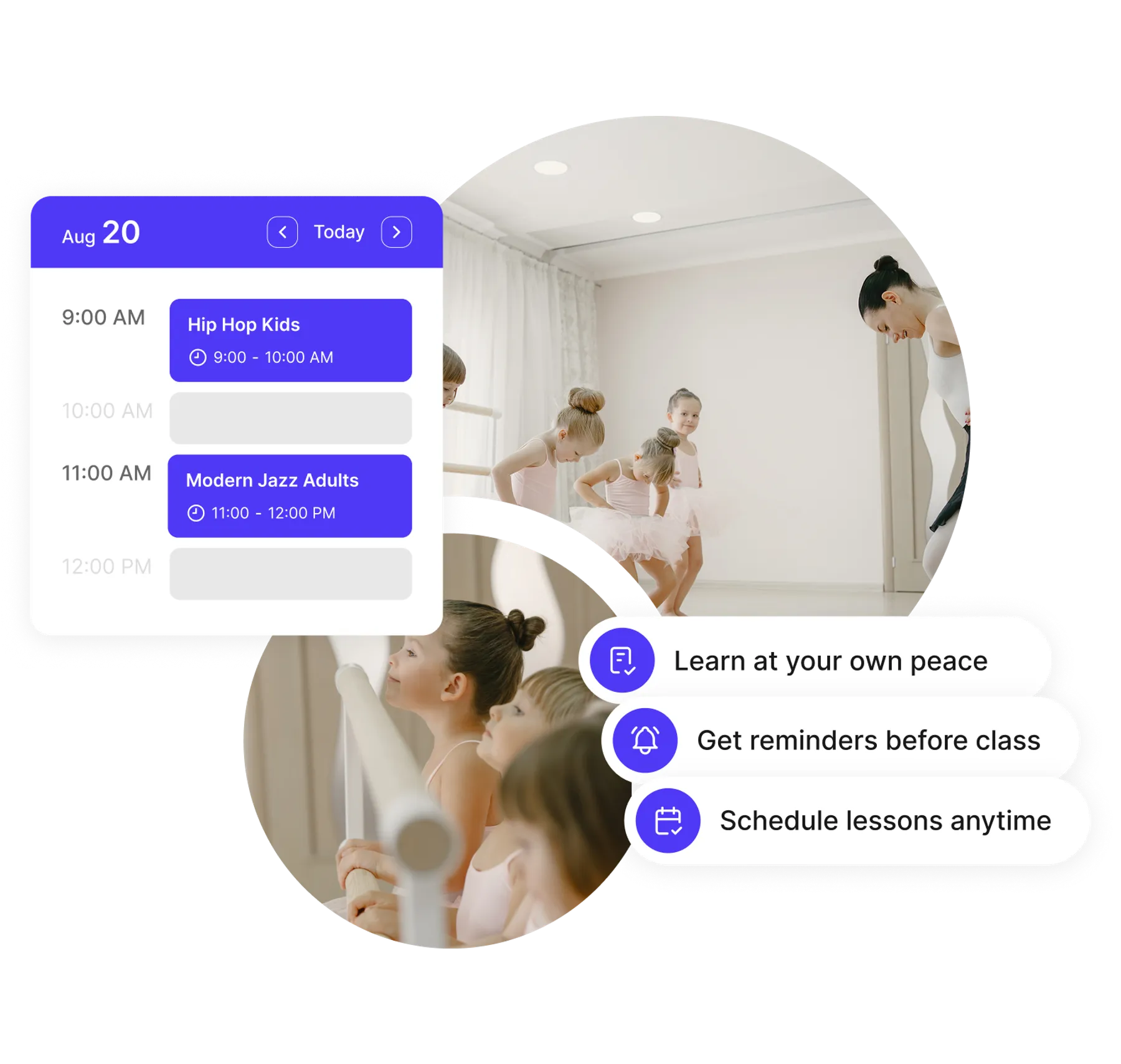 dance studio calendar software