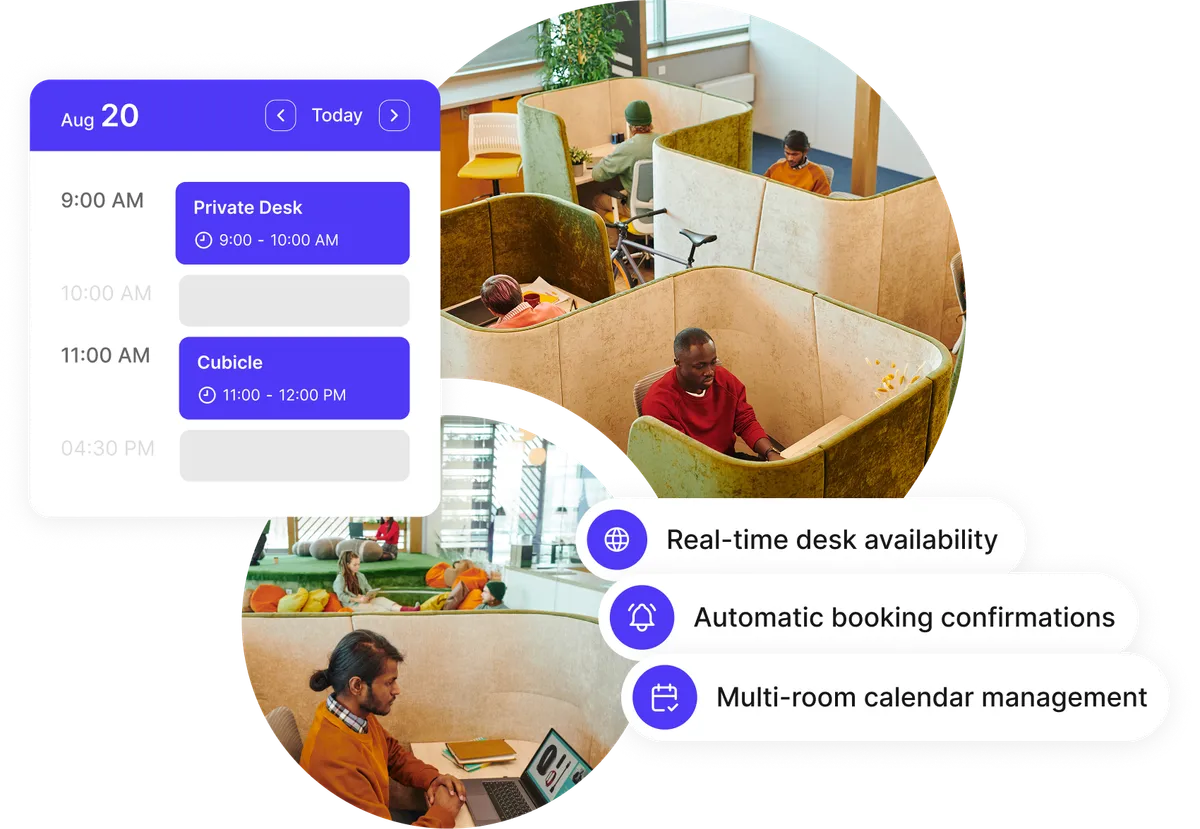 Gestión de agenda y vista general de programación de espacios