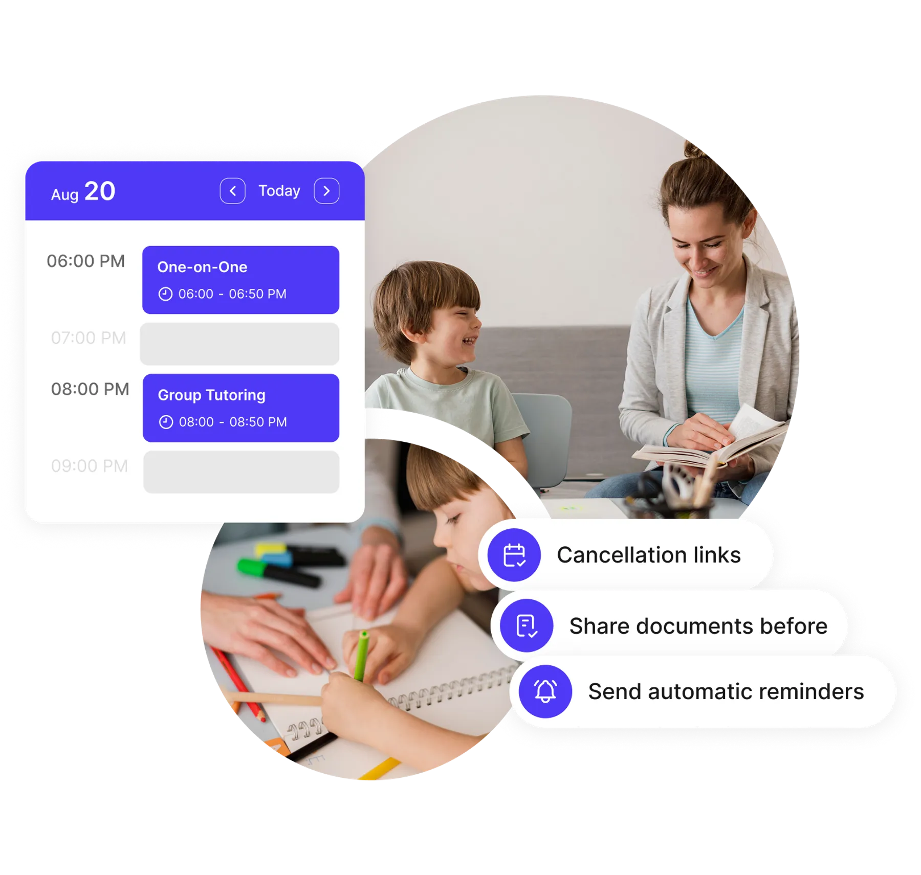 Tutor calendar management software