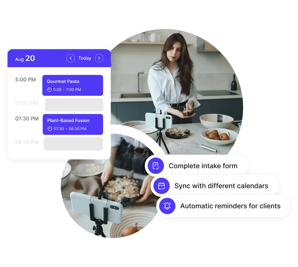 cooking class agenda management