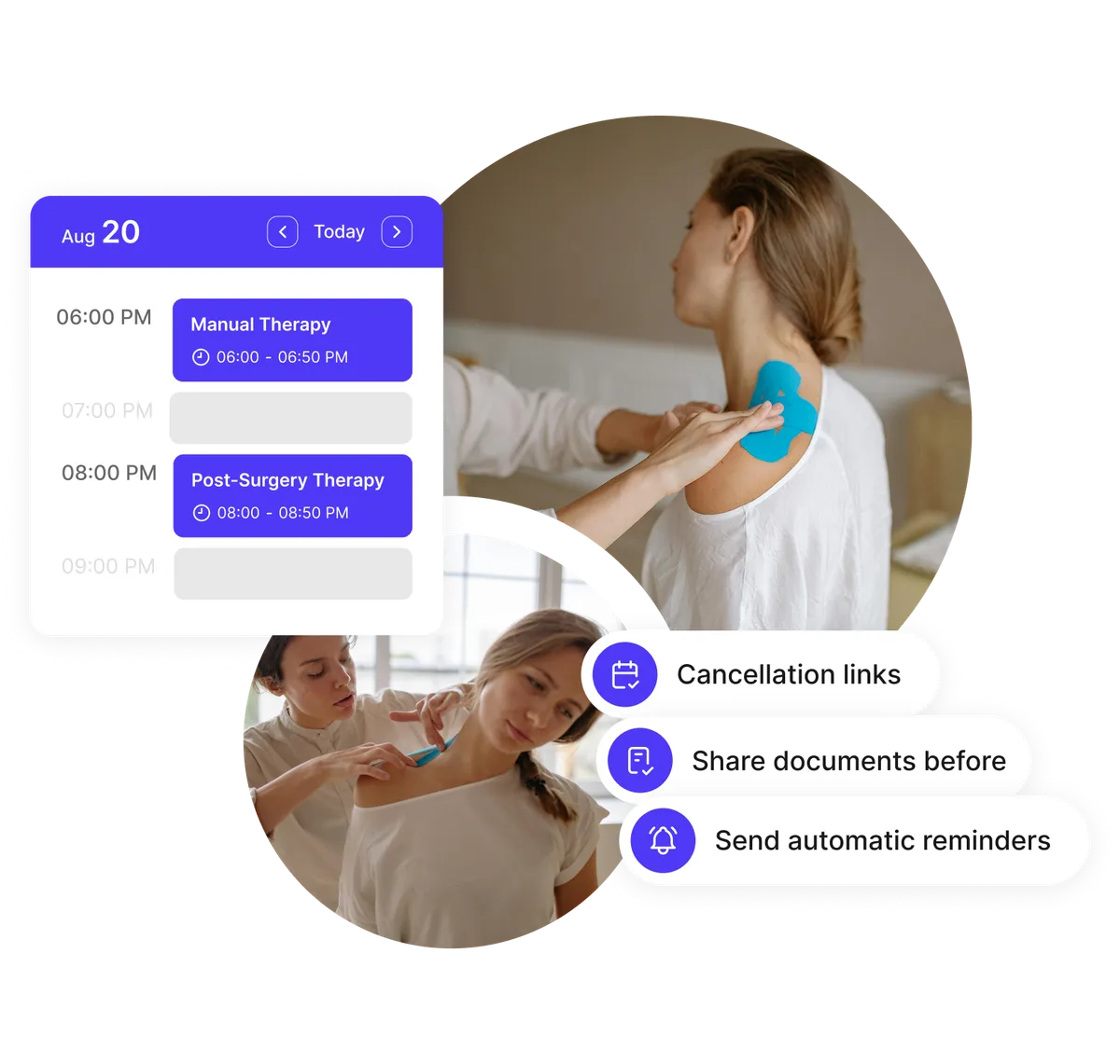 Physical therapy calendar software