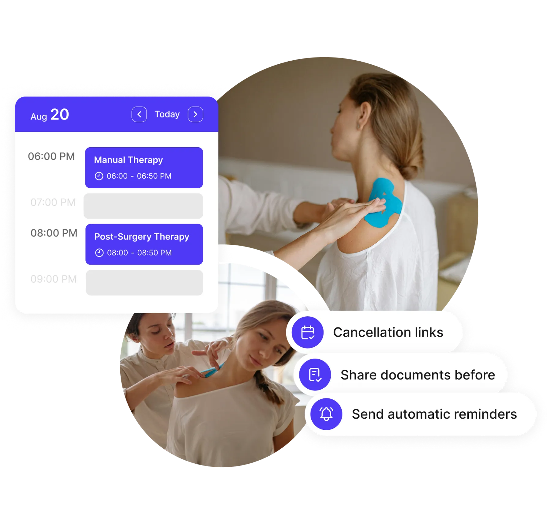 Physical therapy calendar software