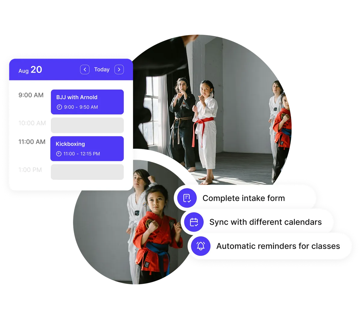 Planificateur cours dojo