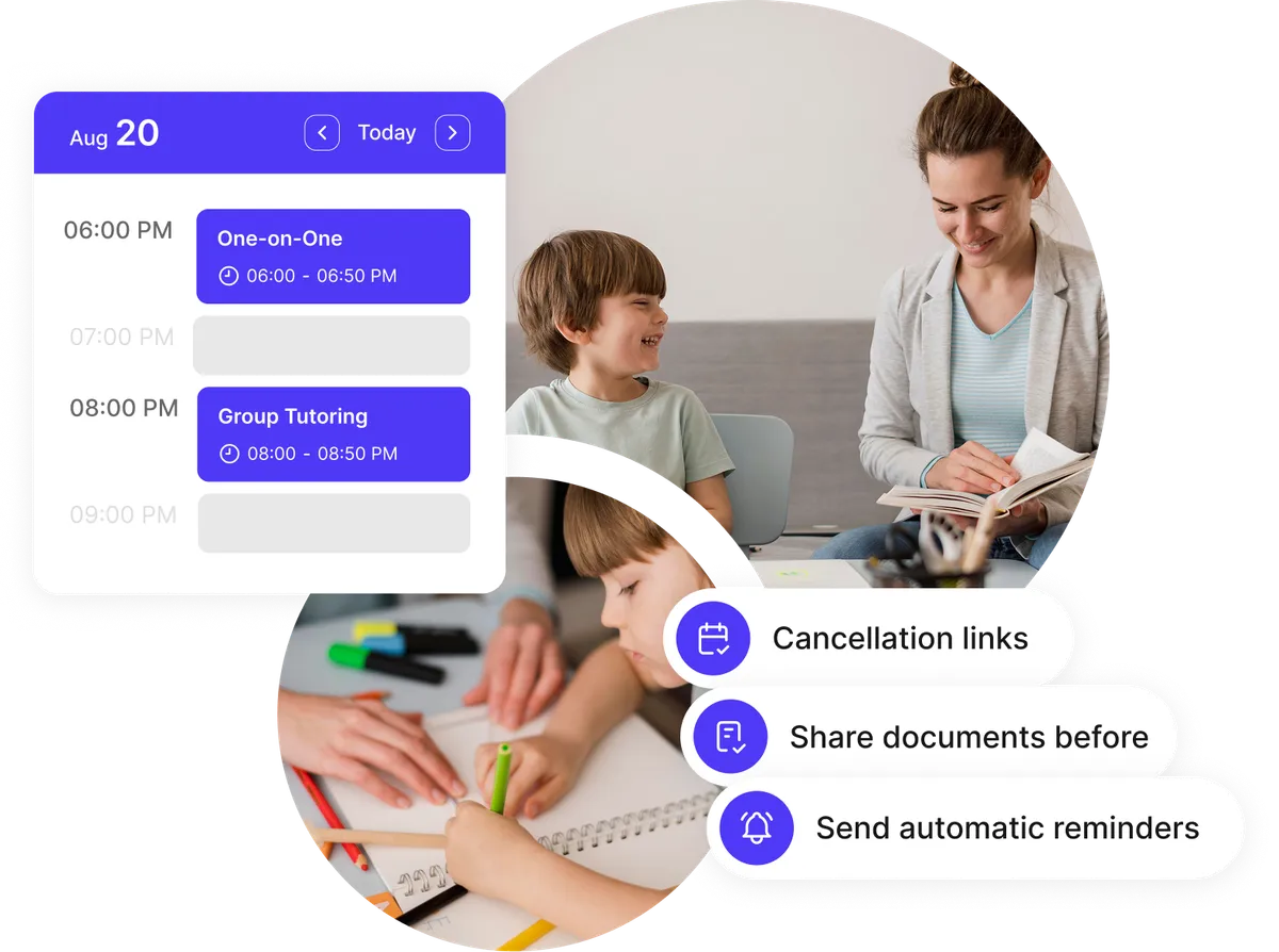 Logiciel de gestion de calendrier de tuteur