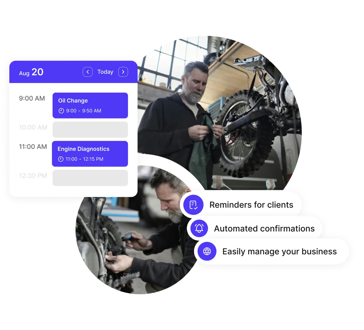 vehicle service booking system