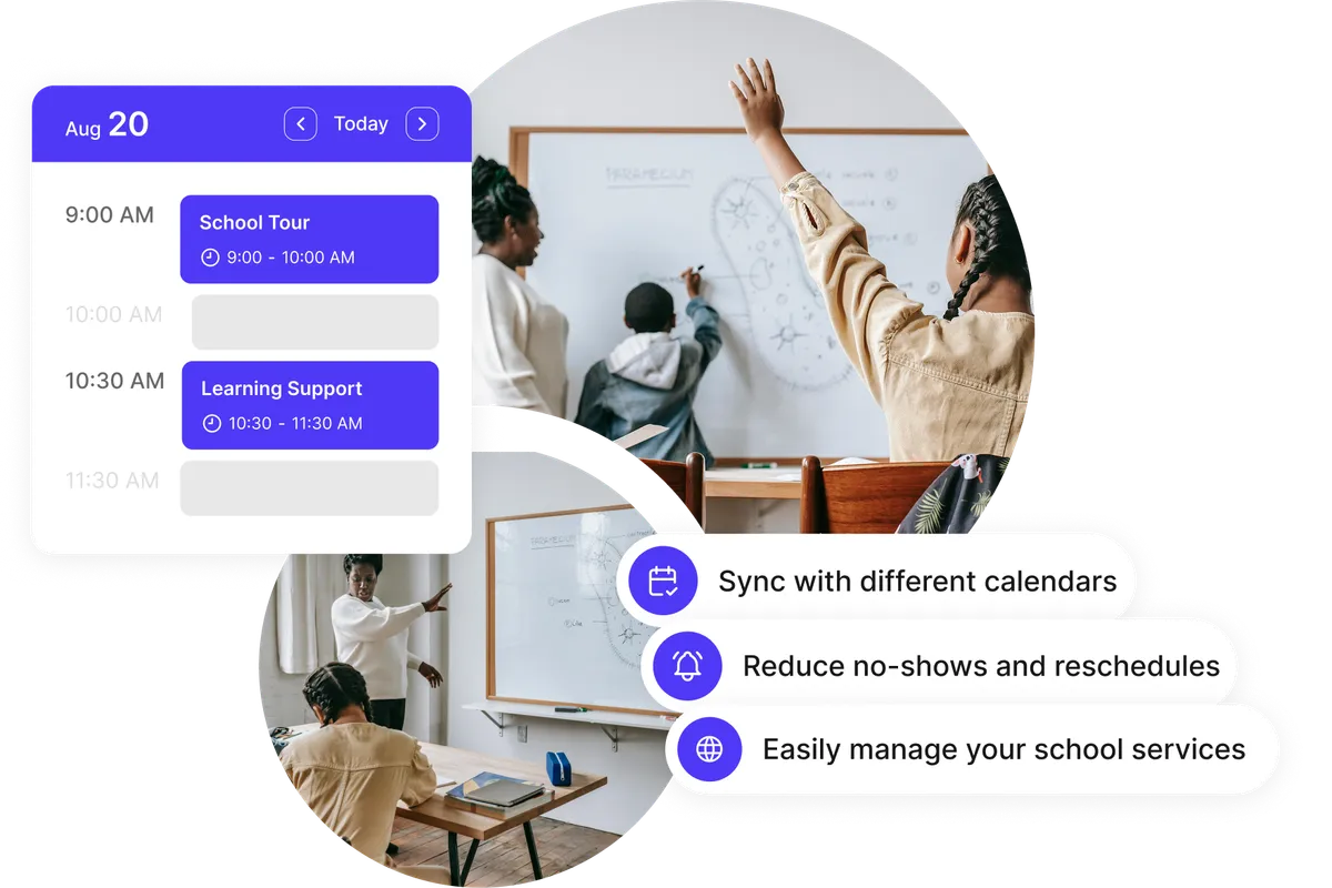Sistema de reserva de escuela primaria
