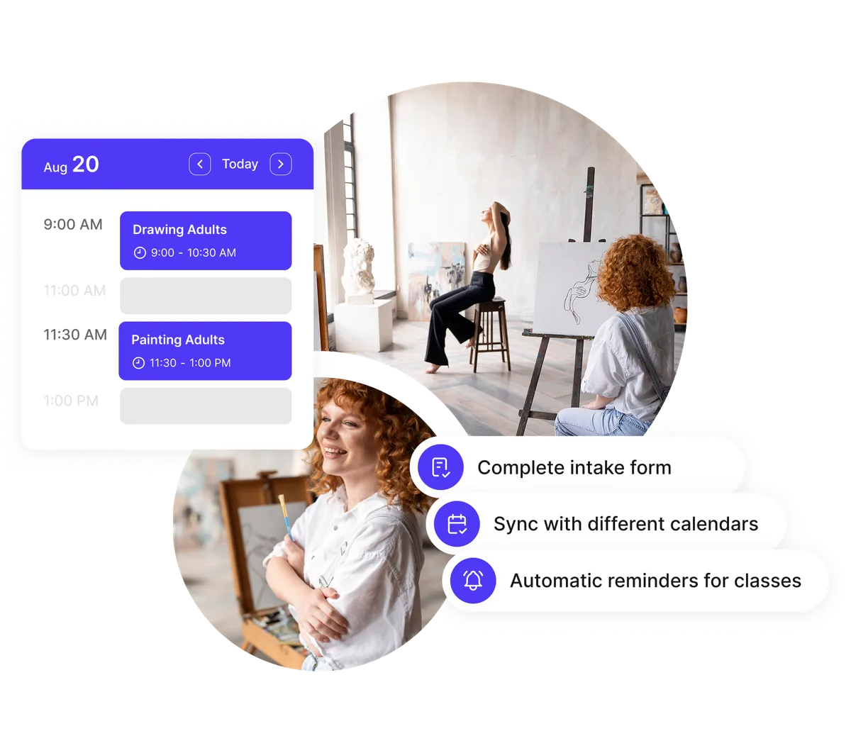 Logiciel planification studio art