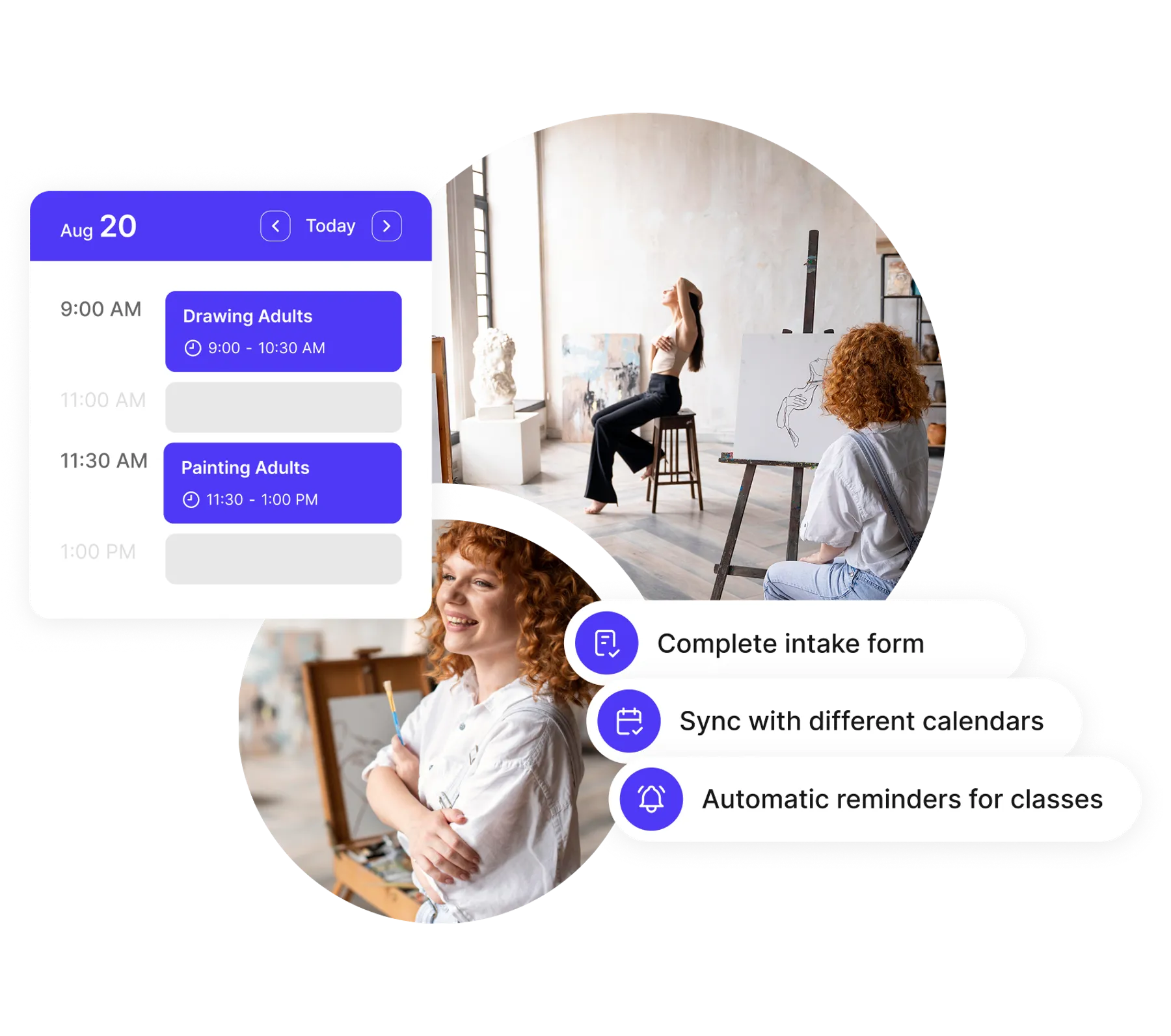 art studio scheduling software
