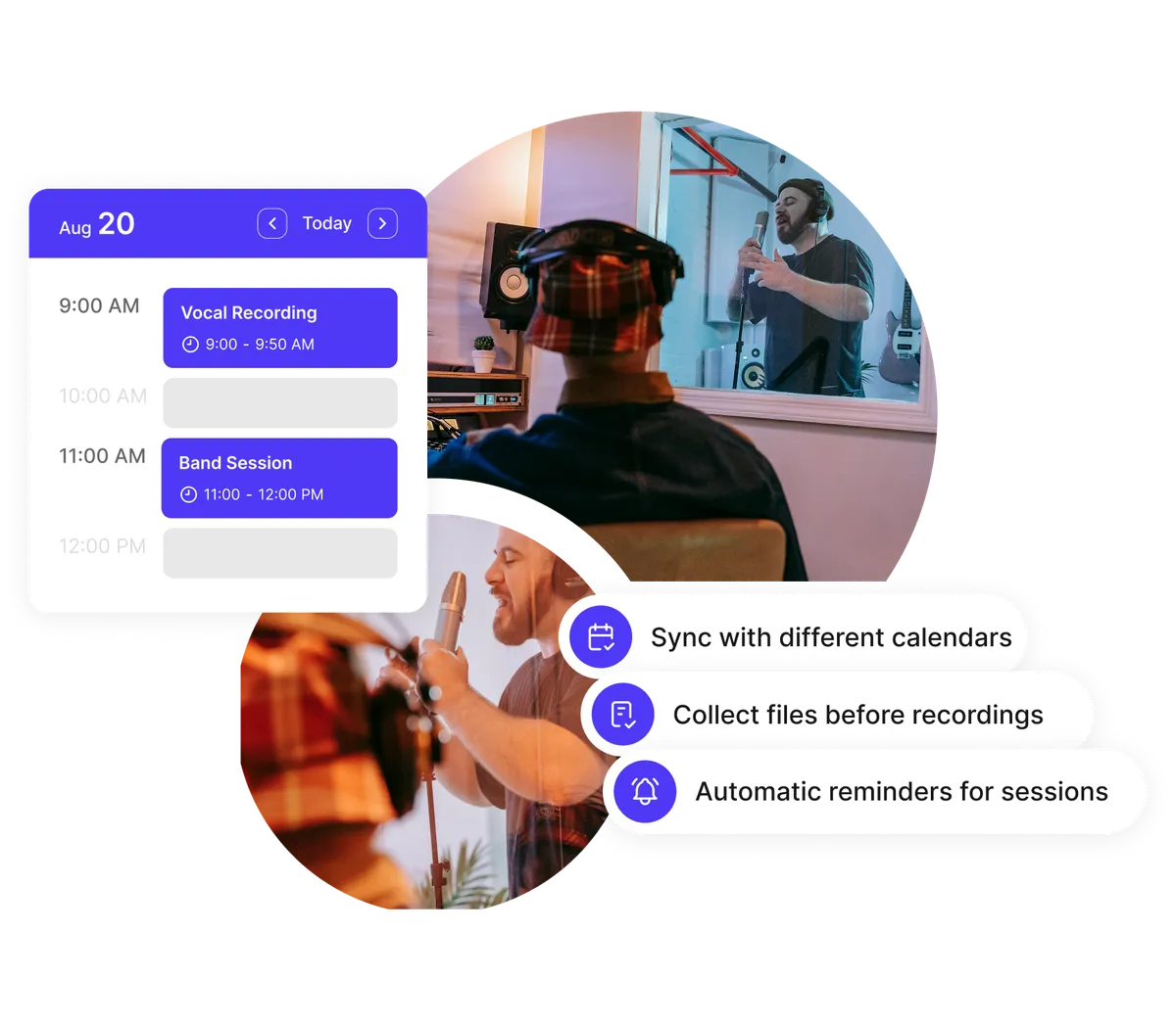 Vue d'ensemble planification studio