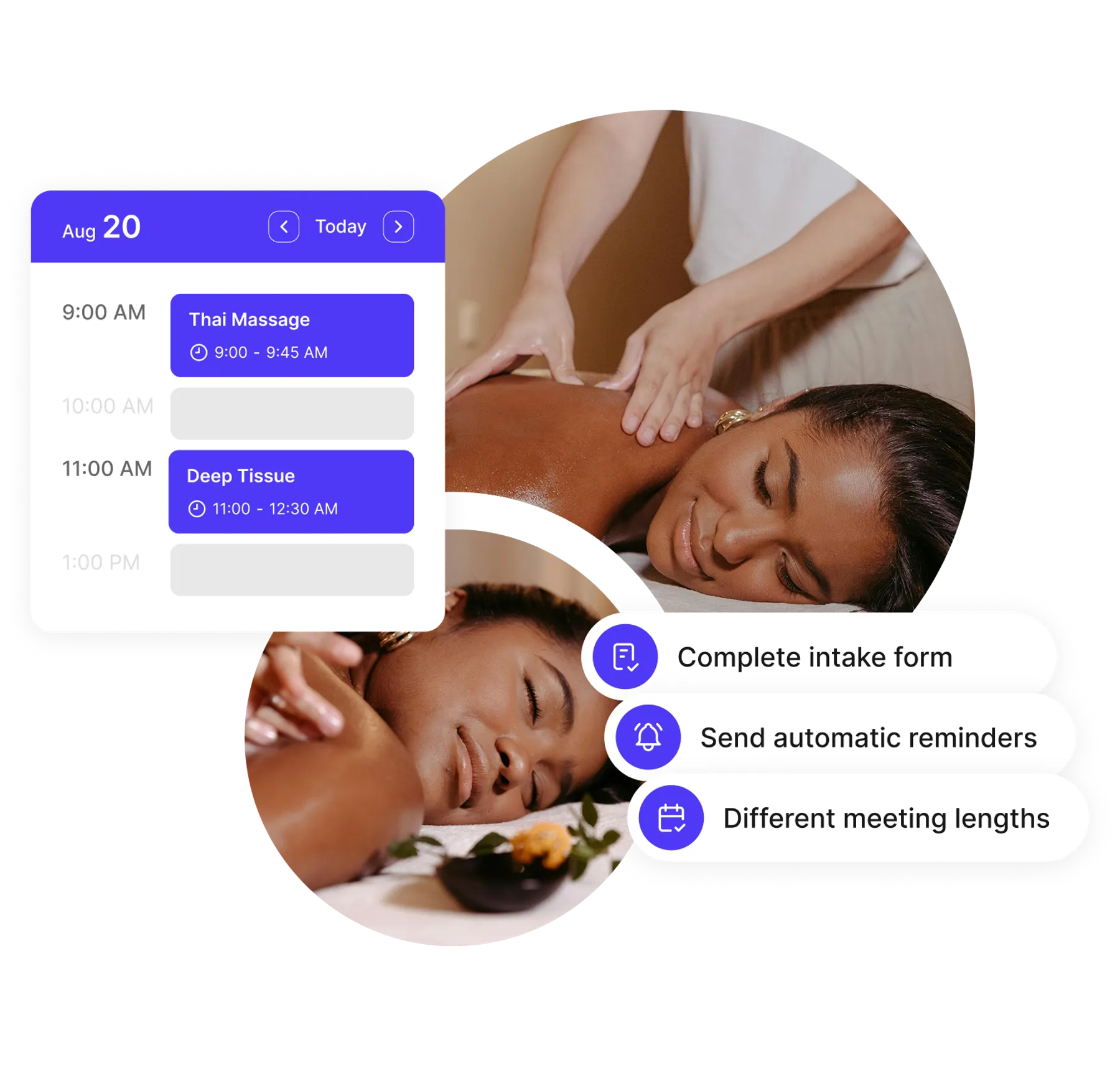 massage studio appointment software