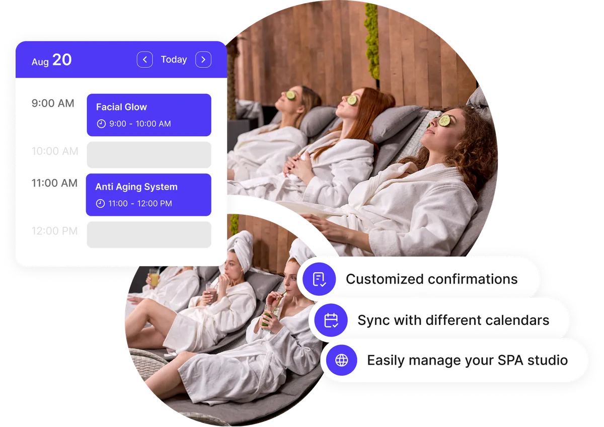 Calendrier de planification d'équipe spa