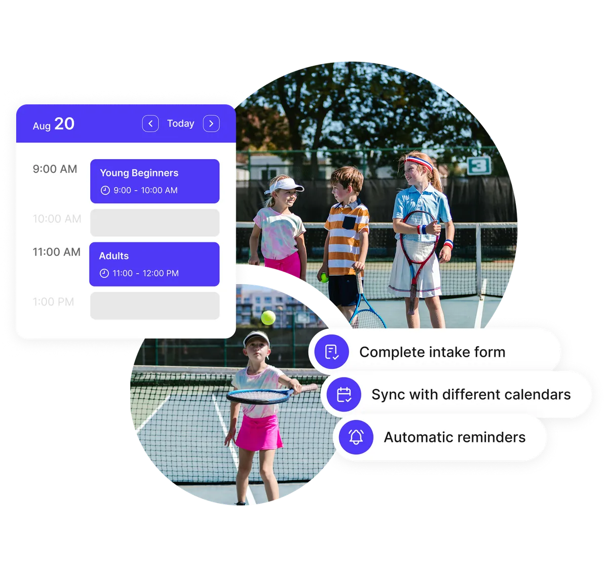 Système planification terrains tennis