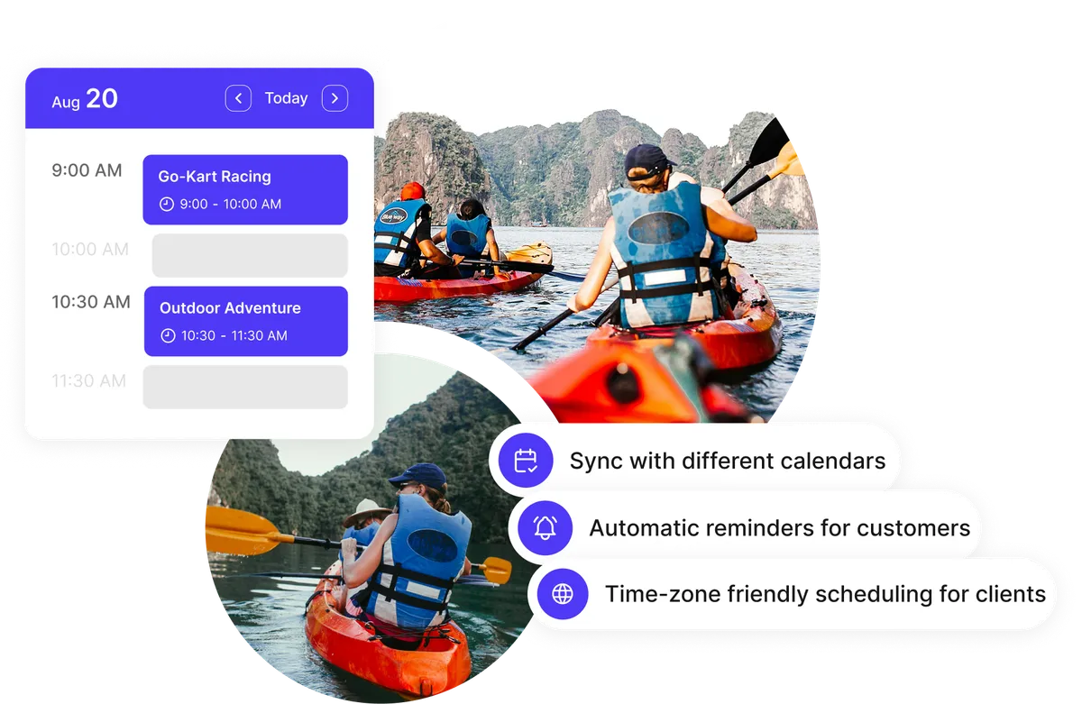Event schedule management view