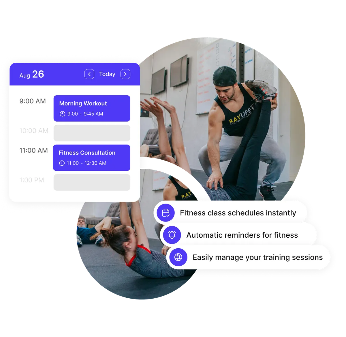 Planificateur cours et entraînement personnel