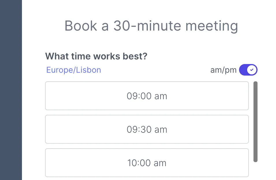Times zones detection